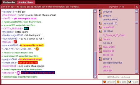 Trouver un autre tchat comme Skyrock